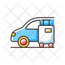 Car Transfer Icon - Download in Colored Outline Style