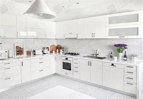 Modern White Gloss Kitchen Cabinets | Besto Blog