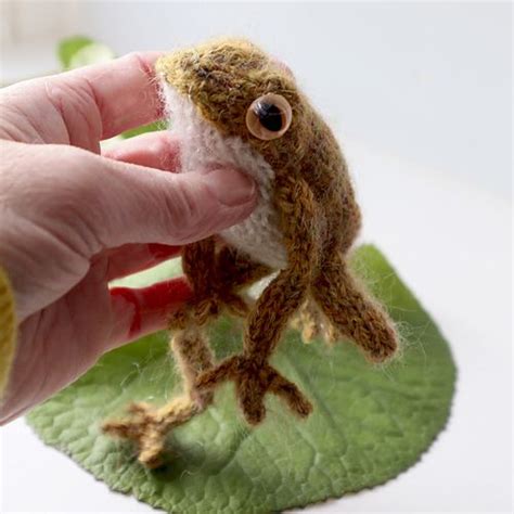 Frog pattern by Claire Garland | Knitting patterns, Crochet patterns, Frog