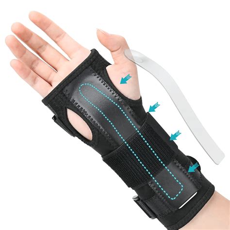 Wrist Splint for Carpal Tunnel Syndrome - PKSTONE Adjustable ...