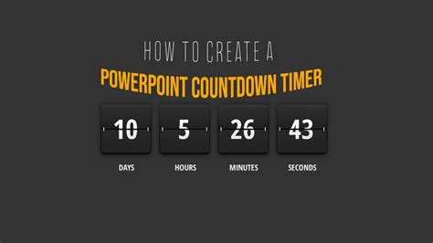 Countdown Timer Powerpoint Template