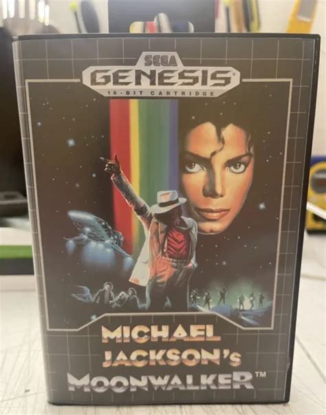NO GAME MICHAEL Jackson's Moonwalker Sega Genesis CASE ONLY MISSING UPC $49.77 - PicClick
