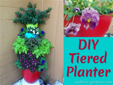 DIY Tiered Planter – Southern Gardener