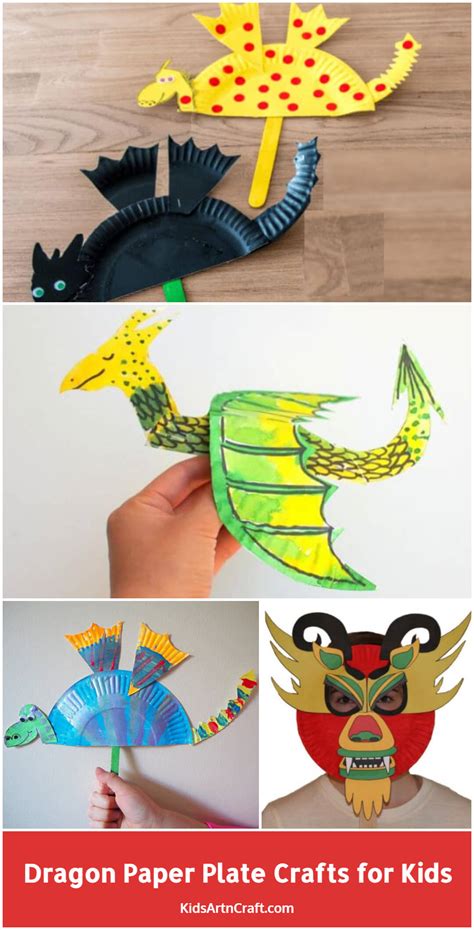 Dragon Paper Plate Crafts for Kids - Kids Art & Craft