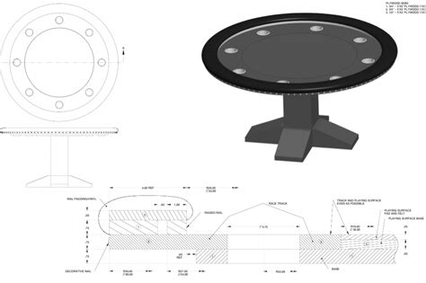 60” Round Poker Table – First Build | Poker Chip Forum