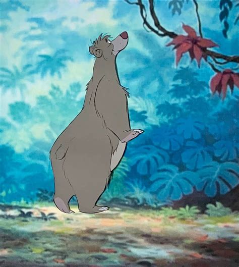 Original Production Animation Cel of Baloo The Bear from "The Jungle Book," 1967 Animation Cel ...