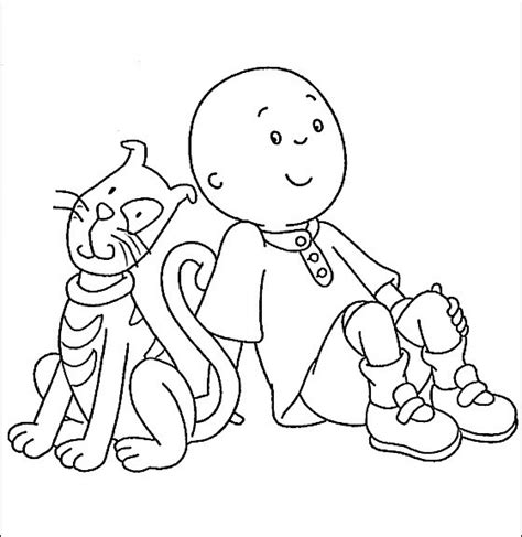 Get This Printable Caillou Coloring Pages 9wchd