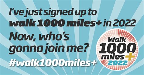 Walk1000Miles - My Virtual Mission