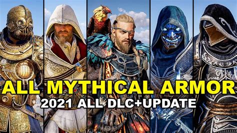 Assassin's Creed Valhalla - All Mythical Armor Sets Showcase (Including All 2021 DLC & Update ...