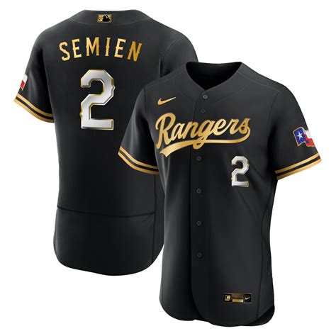 Men’S Texas Rangers 2023 Gold Jersey – All Stitched – TXTrend Shop