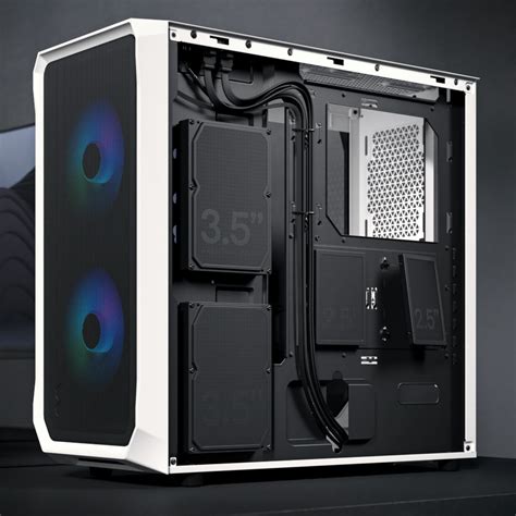 Fractal Design Focus 2 – White – TG Clear Tint - ATX Case - TalosPC