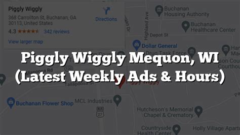 Piggly Wiggly Mequon, WI (Latest Weekly Ads & Hours) | WeeklyadsNews