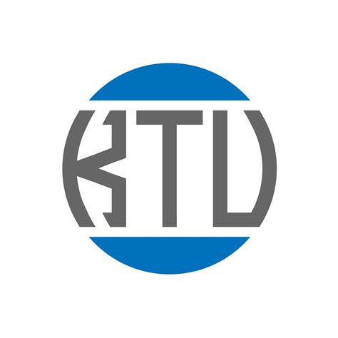 KTU letter logo design on white background. KTU creative initials ...