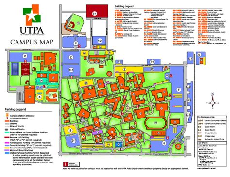 Utrgv Parking Map