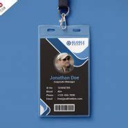 Multipurpose Office ID Card Template PSD | PSDFreebies.com