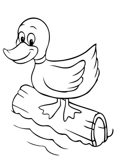 Free & Easy To Print Duck Coloring Pages - Tulamama