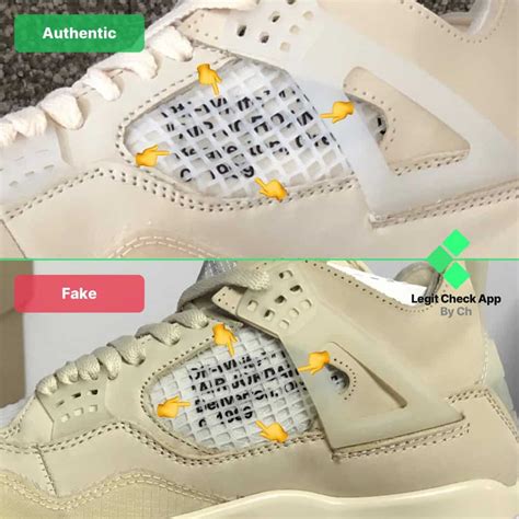 Off-White Jordans 4s: How To Spot A Fake Pair - Legit Check