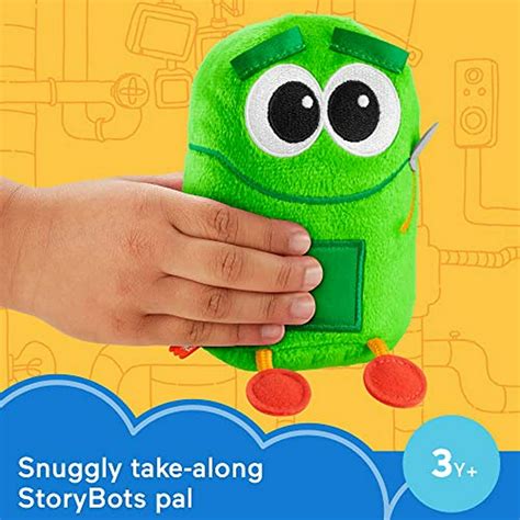 Fisher-Price StoryBots Animales con Beep Peluche, juguete preescolar musical para llevar p ...