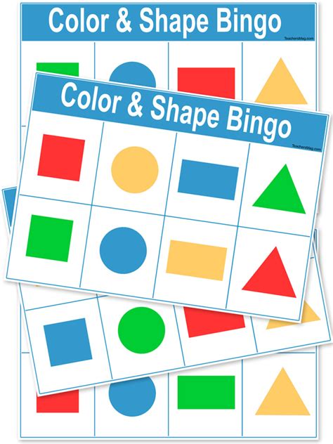 Shape Bingo Printable - Printable Word Searches