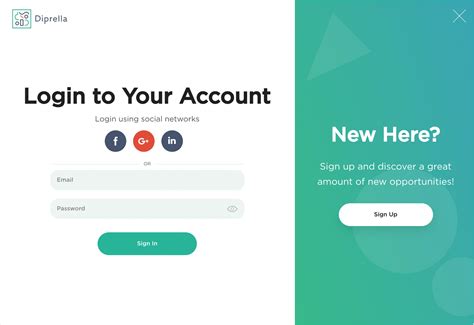 9 inspiring login forms with awesome UX - Justinmind