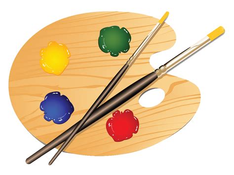 Painting Palette Drawing Tool - Paint Palate Cliparts png download ...