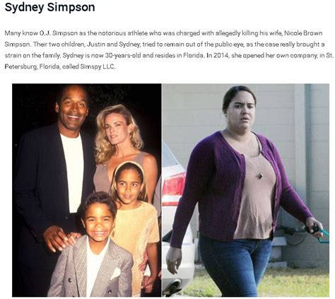 O.J. Simpson's daughter Sydney as she looks today in 2017. | Famous celebrities, Celebrity kids ...