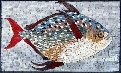 Fish Mosaic Art Handmade Mosaic Art. Vibrant Mosaic Fish - Etsy