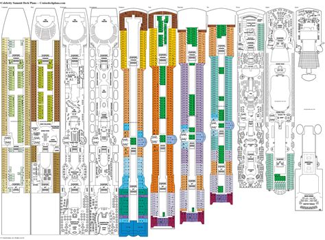 Celebrity Summit Sky Deck Plan Tour