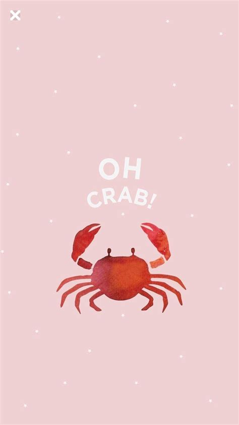 Oh crab! | Cute wallpapers, Android wallpaper, Iphone wallpaper