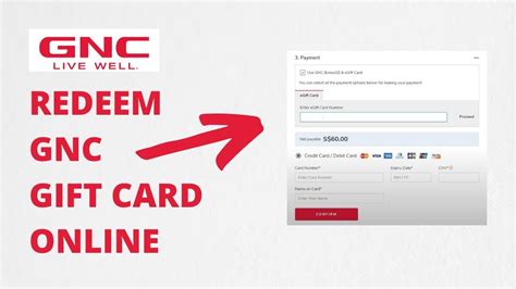 How To Redeem GNC Gift Card Online | Use GNC Gift Cards 2022 - YouTube