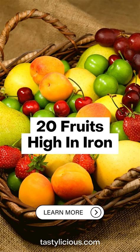 20 fruits high in iron the perfect fruits for anemia tastylicious – Artofit