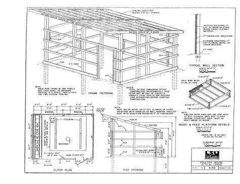 Poultry House Construction Plans