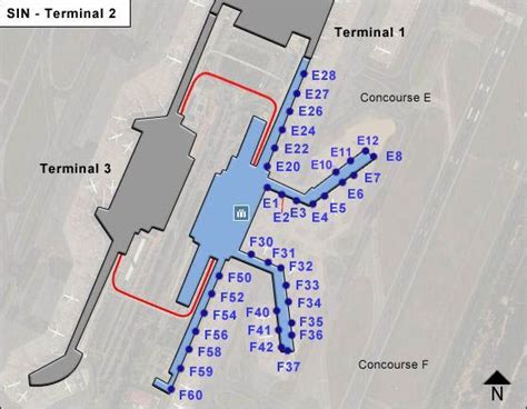 Changi Airport Terminal Map