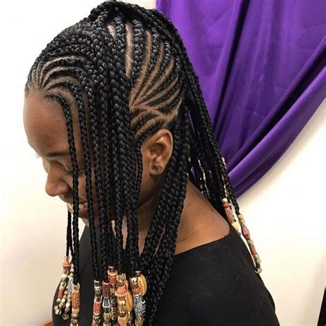 The Braids-and-Beads Trend Is Taking Over Instagram #blackhairstyles | Braided hairstyles for ...