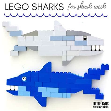 LEGO Sharks Building Activity for Shark Week