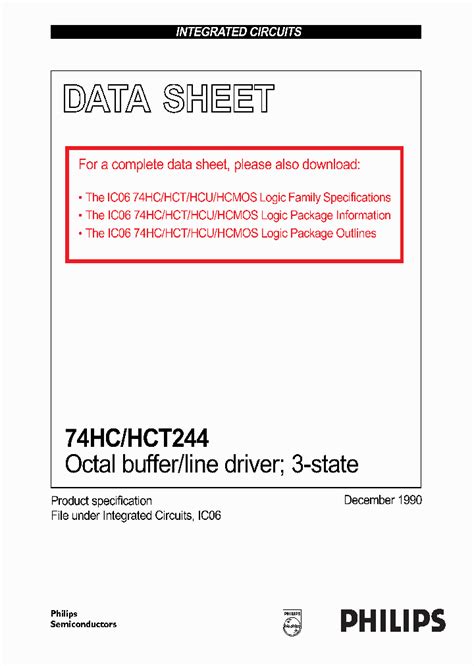 74HCT244_13943.PDF Datasheet Download --- IC-ON-LINE