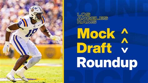 Los Angeles Rams 2023 NFL Mock Draft Roundup: Edge, offensive line and cornerback options ...