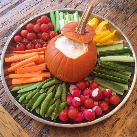 Halloween veggie tray!! I got the pumpkin from Lindley's Farm!! #pumpkincarving #pumpkin # ...