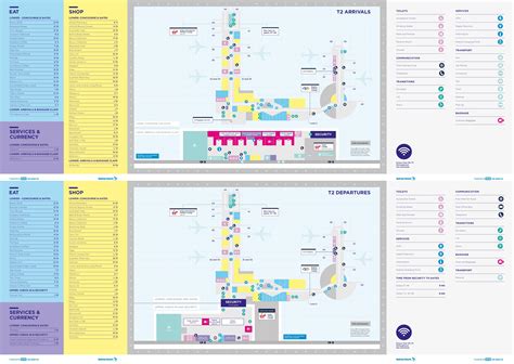 Sydney airport terminal 2 map - Ontheworldmap.com