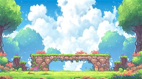 BACKGROUND - Pixel Forest 2 in 2D Assets - UE Marketplace