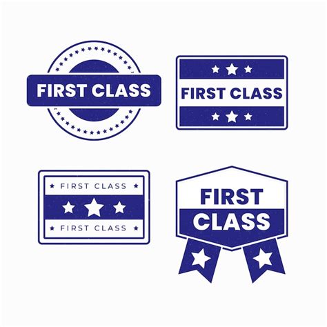 Free Vector | Flat design first class stamp collection