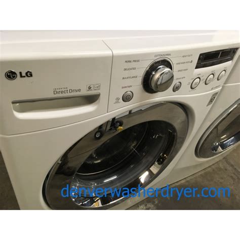 LG Stackable energy Star Front-Load Direct-Drive Washer & Electric ...