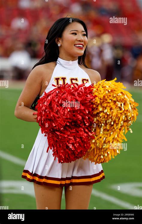 September 02, 2023 USC Trojans song girls in action during the NCAA football game between the ...