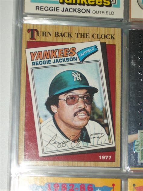 Reggie Jackson 1987 Topps- Turn Back the Clock baseball card