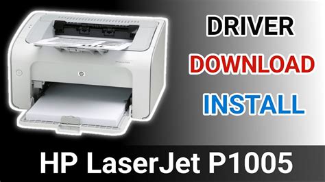 HP Laserjet P1005 Printer Driver Download and Install Easily - YouTube