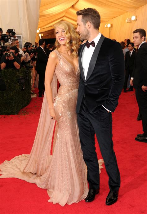 Blake Lively and Ryan Reynolds at the 2014 Met Gala | Who Wore What ...