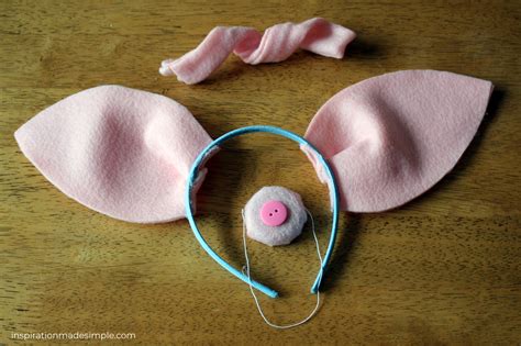 ☆正規品新品未使用品 4 Pieces Halloween Pig Costume Set Ears Headband Tail Nose Bow Tie start-up.ch