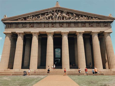 The Parthenon and Athena Statue in Nashville, Tennessee