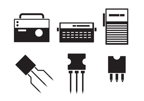 Icons of Electronics - Download Free Vector Art, Stock Graphics & Images