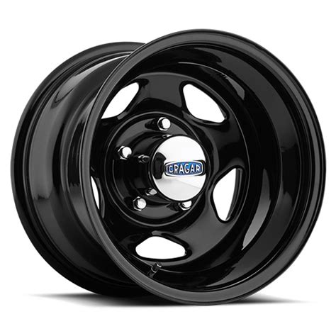 365 V-5 - Gloss Black Powdercoated by Cragar Wheels Wheel Size 15x10 ...